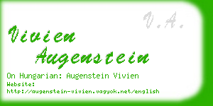 vivien augenstein business card